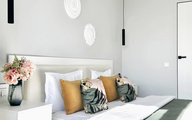 Апартаменты 149 Комфорт сити с двуспальной кроватью, диваном и красивым видом