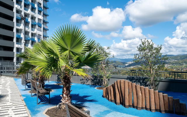 Апартаменты Обсидиан с видом на горы от УК Атмосфера