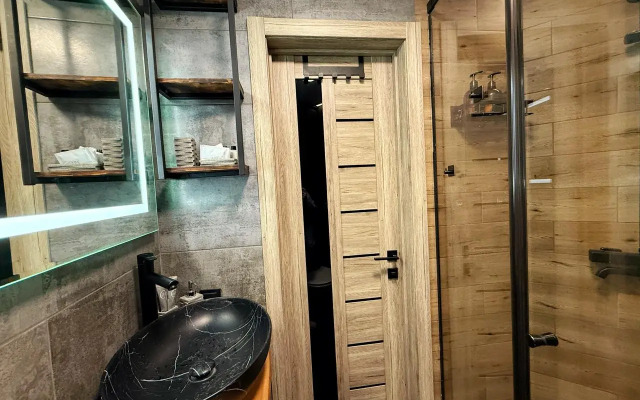 Апартаменты 3 минуты до Моря Для четверых