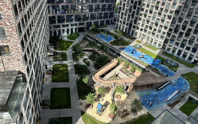 Апартаменты Уютная евродвушка с видом на Москву реку