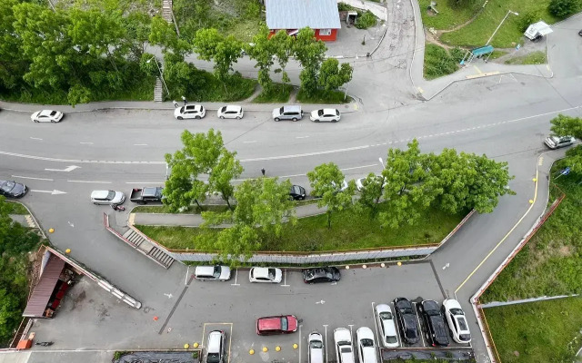 S Vidom na Gorod na Kaplunova 10 Flat