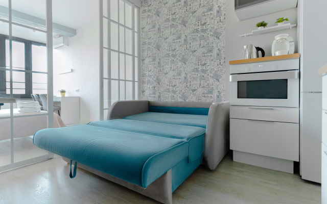 Lalapart Marengo s Panoramnym Vidom na 35 Etazhe Neboskreba Savelovskij Siti Apartments