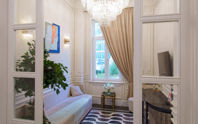 Апартаменты дизайнерские Matisse Apart с выделенной зоной спальни