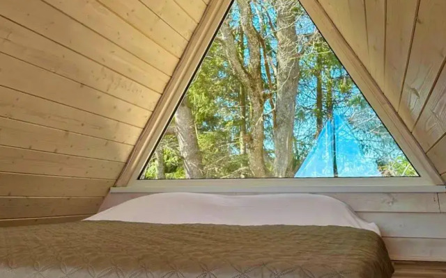 Глэмпинг Домики A-frame С Чаном или Купелью-Фурако