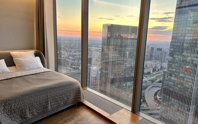 Квартира студия нa 77 этaжe башни Федерация Bоcток