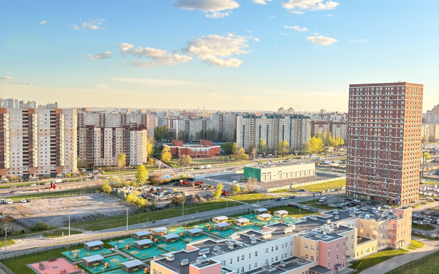 Квартира Студия у метро с видом на залив