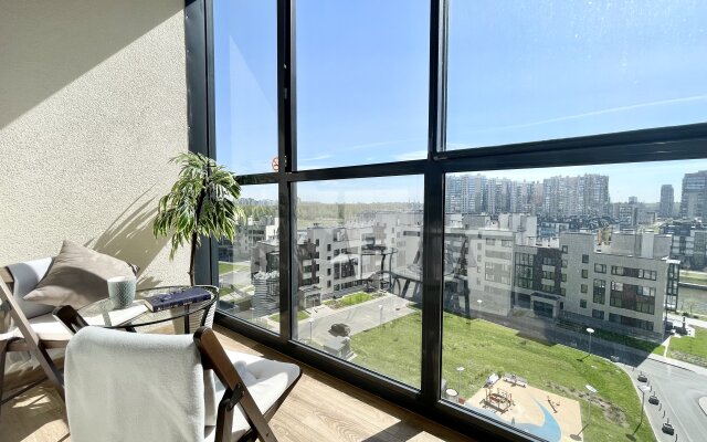 overlooking the park and Matisov Canal Apartments
