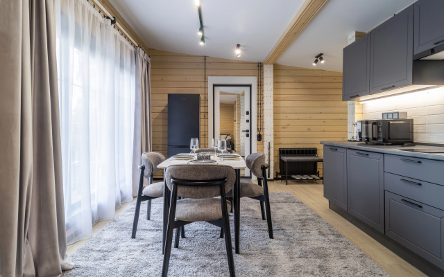 Апартаменты в новом доме из дерева