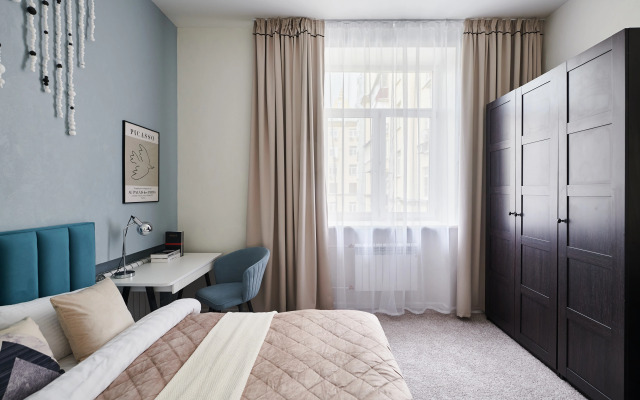 GM Tihaya i uyutnaya Trekhkomnatnaya na Krasnopresnenskoj naberezhnoj Apartments