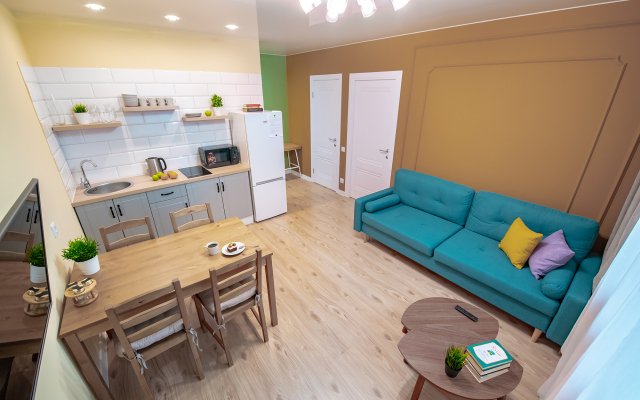 Квартира Стильная Яркая Двухкомнатная на Кольце Багратиона