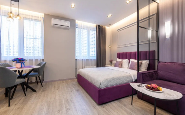 «Bordovyy shik» v rayone VDNKh Estet Apart Apartments