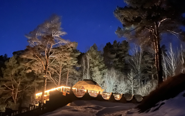 Глэмпинг Глэмпгеокупол "Домик на Оке" Таруса