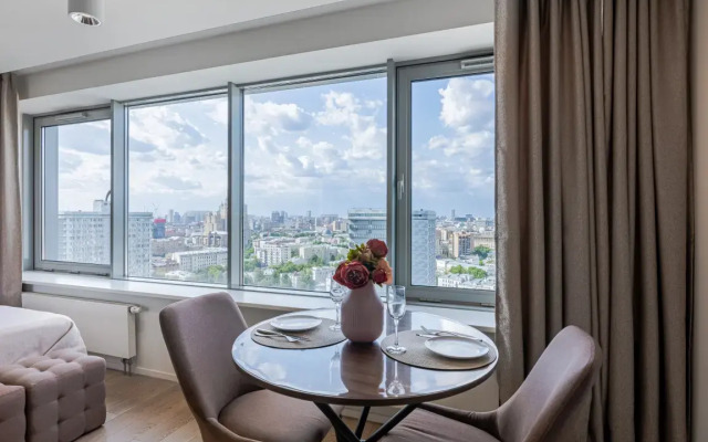 Апартаменты Нежная видовая студия Smart Host