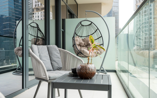 Keyrock Modern 1BR in Zada Pool & View Apartments