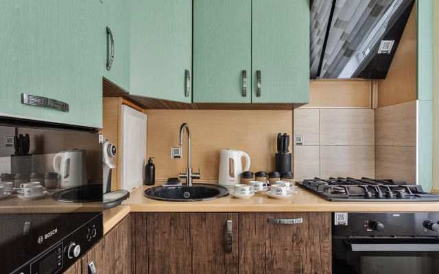 Apartamenty J&N Apartments Dvuhkomnatnye s gidromassaznoj vannoj Sovetskaa 10