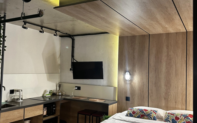 Квартира в Апарт-Отеле Vertikal у Метро Лесная