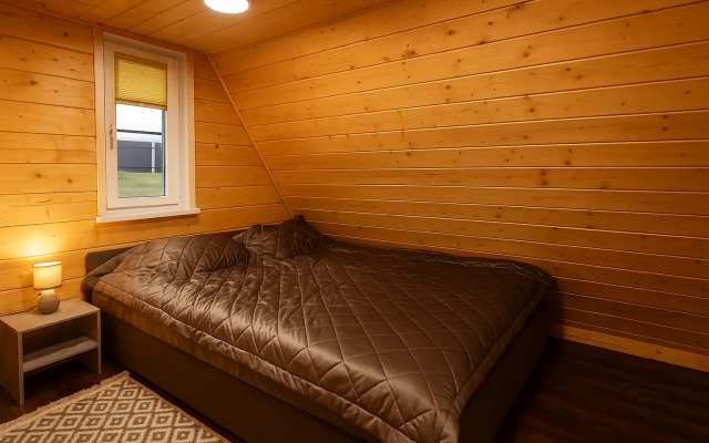 Частный дом A-frame Терракот из дерева 4х местный Ривер Хаус