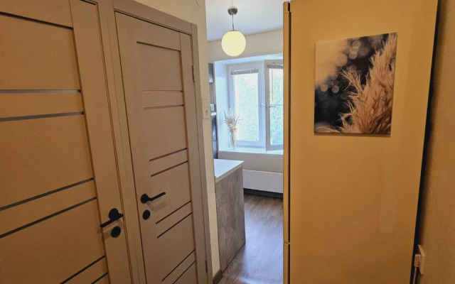 Uyutnaya s Ogromnoy Krovatyyu Flat