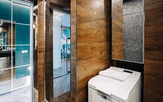 Апартаменты Lalapart Tropikana с ярким ремонтом на 30 этаже небоскреба Савеловский Сити