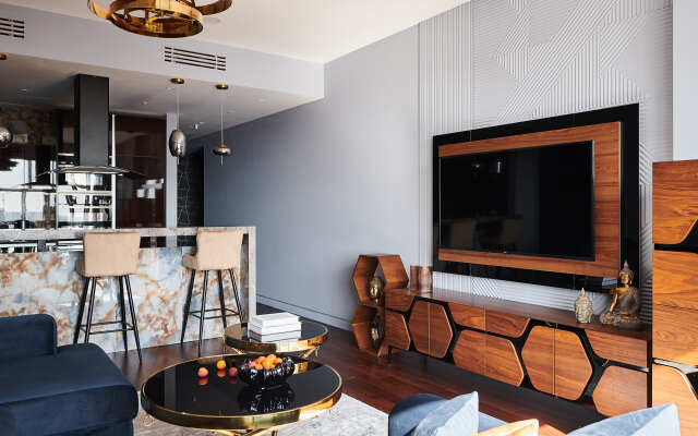 GM Apartments Shikarnaya Dvushka v Moskva Siti v Bashne Oko Flat