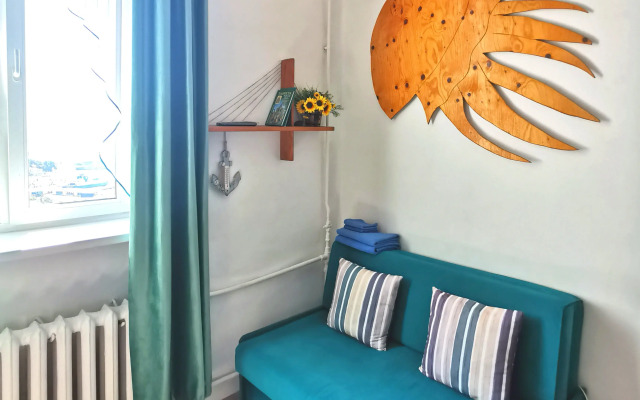 Апартаменты в центре с видом на Золотой мост