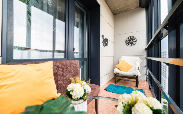 Квартира с Панорамным Видом с 19 Этажа у Аквапарка