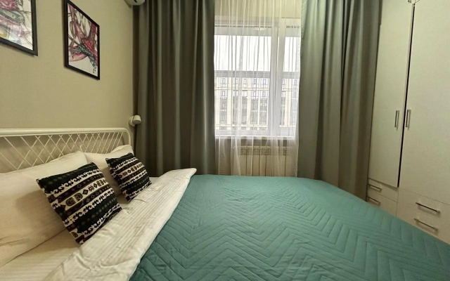 Апартаменты Студия Алма с  прекрасным видом на город