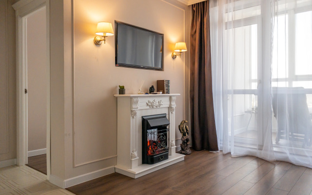 Apartamenty ZhK Romanov s balkonom i krasivym vidom