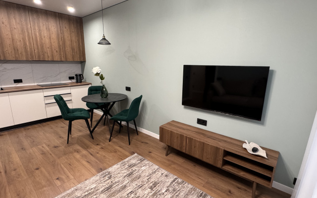 Квартира премиум Green FOX от дизайнера с видом на Волгу