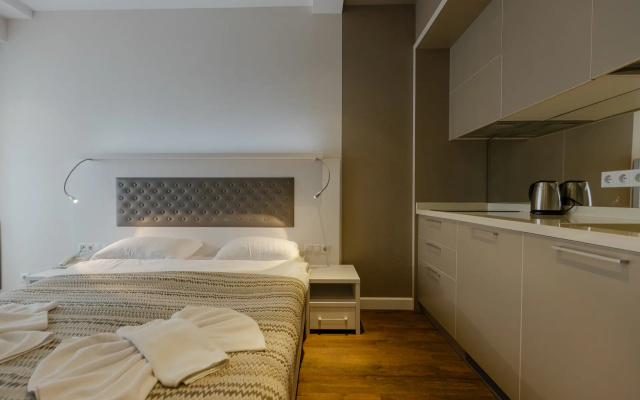 Apartamenty Deluks s vidom na more v komplekse Alliance Palace Batumi