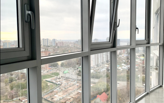 Квартира Aparts Pro Видовая студия с панорамным балконом в ЖК Арго на 22 этаже