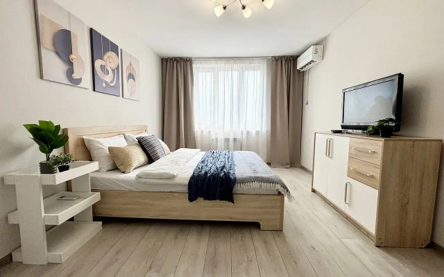 Квартира Светлая однокомнатная для 4х гостей с отдельными комнатами