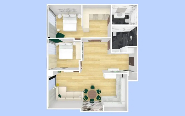 Квартира GM Apartments Суперсовременная Видовая Квартира в Neva Towers