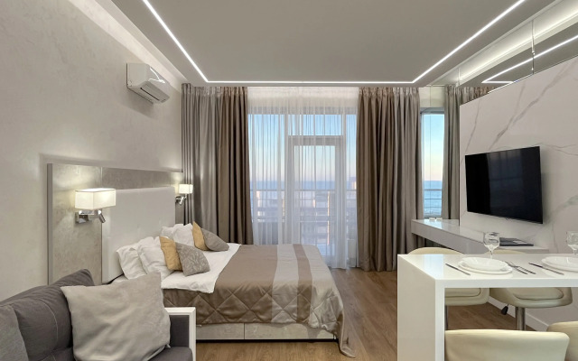 Апартаменты Акваделюкс у моря, с бассейном, СПА, пляжем N822