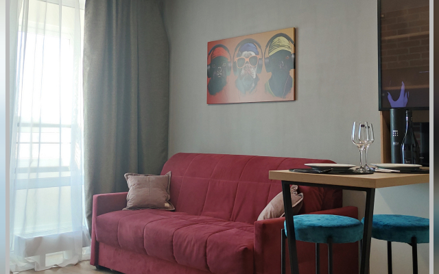 Квартира 1-к на Лескова 44, 2 Кровати, 39м