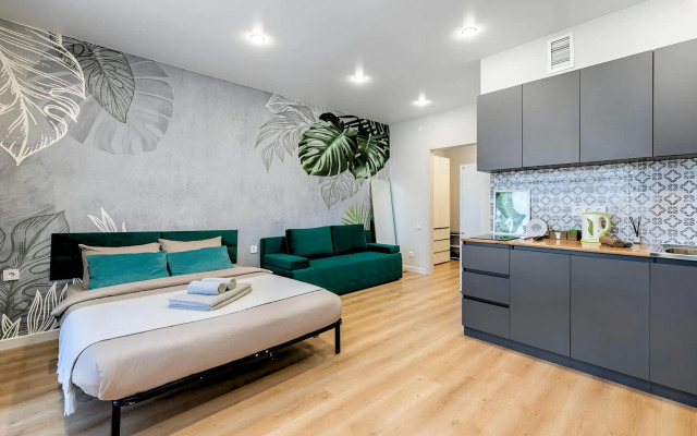 Квартира Уютная студия у метро в Казани Родина 26 А