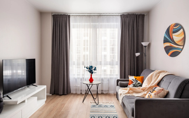 Stil'naya i prostornaya yevrodvushka Flat