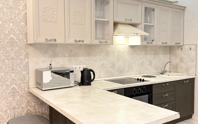 Квартира с дизайнерским ремонтом и красивым видом на город