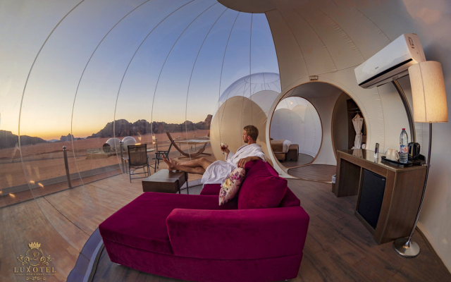 Wadi Rum Bubble Luxotel Camping