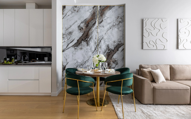 Квартира GM Apartments Суперсовременная Видовая Квартира в Neva Towers