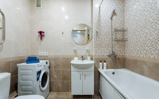 Uyutnaya S Dizaynerskim Remontom V Novom Dome Flat