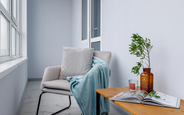 Апартаменты Современные на 18 Этаже в Элегант