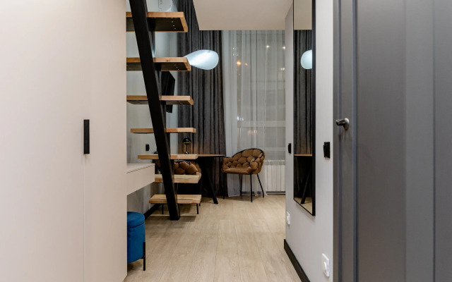 Апартаменты Эстетская студия Zen Home со вторым этажом