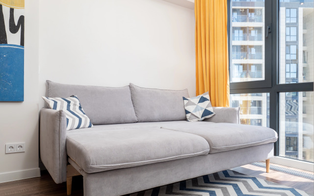 Квартира Дизайнерская со одной спальней