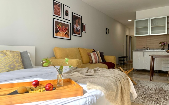 Апартаменты студия Фрида Кало в центре города Алматы