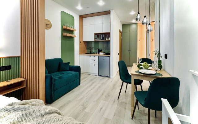 Studiya S Dizaynerskim Remontom Flat