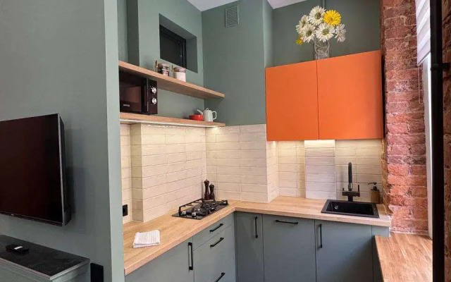 Studiya S Dizaynerskim Remontom Flat