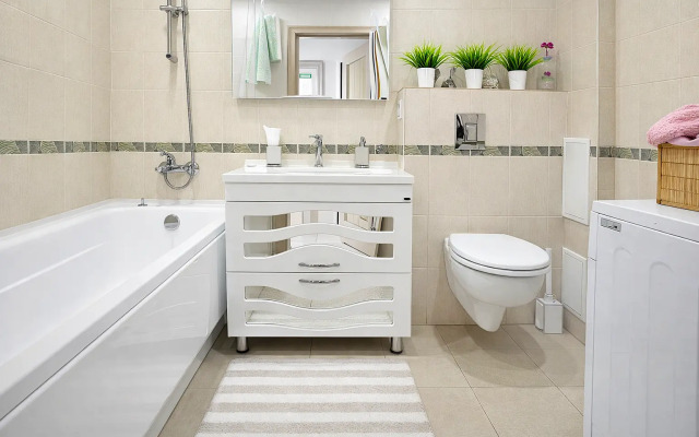 1-комн. апартаменты в ЖК "Новин" с большой кроватью