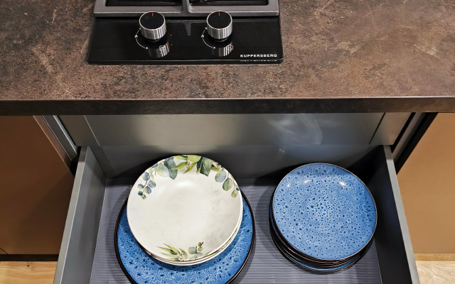 Апартаменты Новые уютные Клен в доме бизнес-класса с охраной