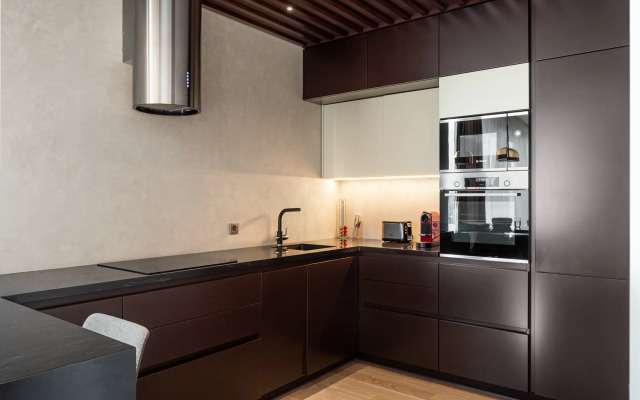 Flat Inn ryadom s metro Avtozavodskaya v zhk Story Apartments